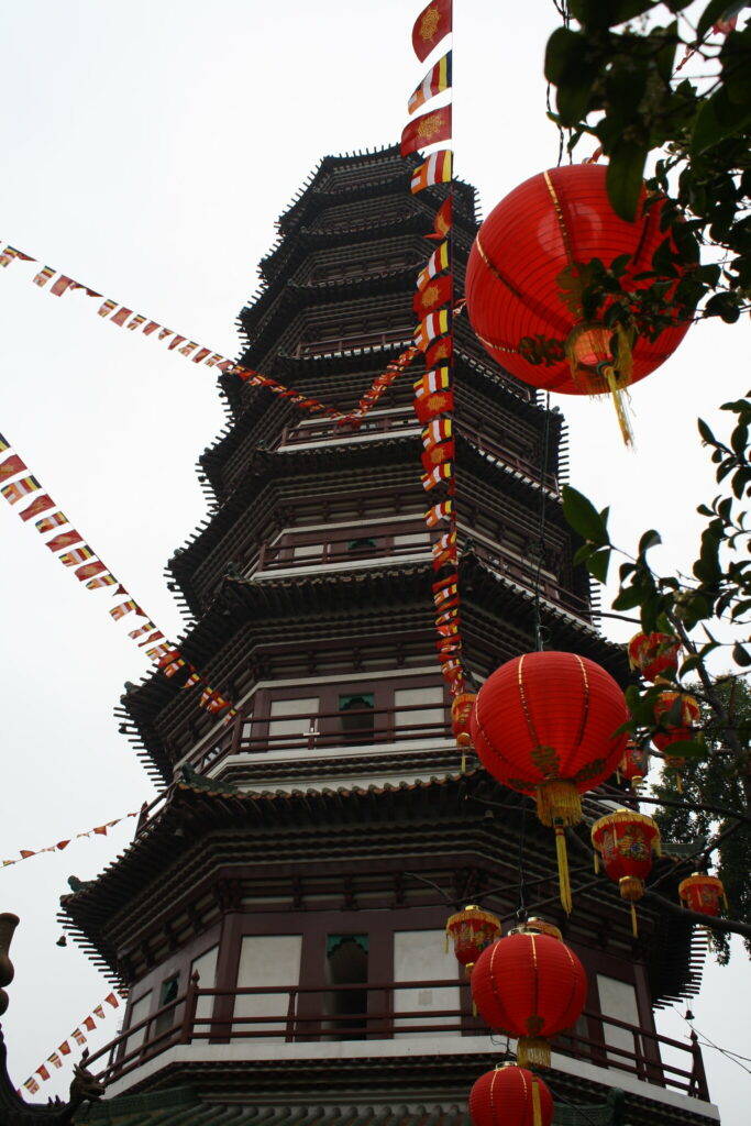 Liurong Tempel in Guangzou.